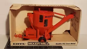 Ertl Allis Chalmers Orange Mixer Mill 1/16 diecast metal farm implement replica - Picture 1 of 5