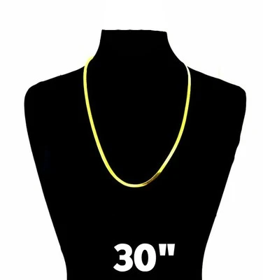 NUEVO PVD BONDED ORO 18k Hombre’s & Mujer’s 41/2mm CADENA ESPIGA -4 TALLAS Foto 1 de 4