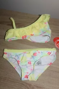 Wonder Nation Baby / Toddler Girl's Two-Piece Bikini Swimsuit UPF 50+ NEW - Picture 1 of 6