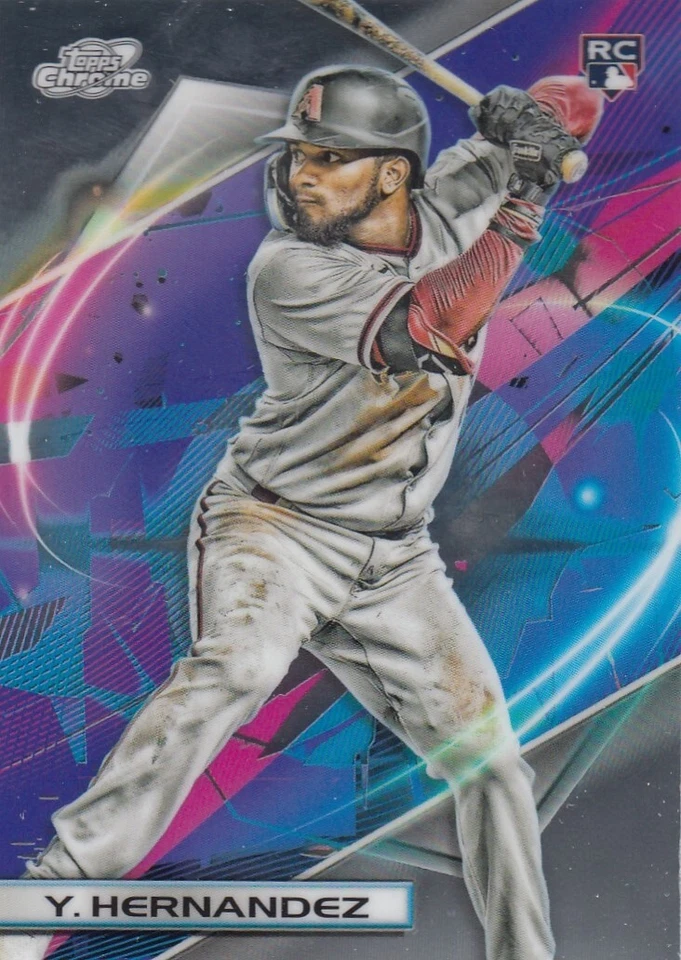 YONNY HERNANDEZ TOPPS CHROME COSMIC ROOKIE CARD RC DIAMONDBACKS #57 2022 22 - Image 1 of 1
