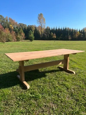 Mesa caballete roble blanco Foto 1 de 4