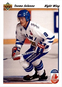 1991-92 Upper Deck Teemu Selanne Rookie Finland #21