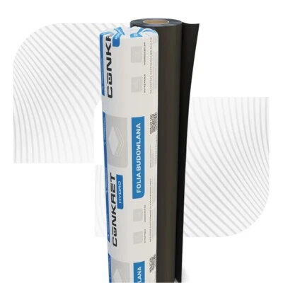 Schwarze Folie 0,5mm PE500 Baufolie Abdeckfolie Estrichfolie Schutzfolie - Bild 1 von 4