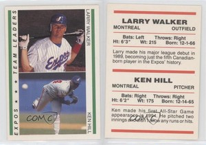 1995 Red Foley's Best Baseball Book Ever Larry Walker Ken Hill HOF