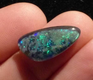 O&co Opale noble triplette australie lapidaire cadeau noël 18x9x4mm 4cts - Imagen 1 de 4
