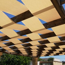 Fascia Ombreggiante per Pergola, Gazebo a Intreccio o Onda - 45 cm / 60 cm - Al