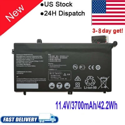 New HB46K497ECW Battery for Huawei MateBook D 2018 PL-W19 MRC-W50 W60 W70 - Image 1 of 2