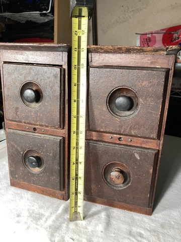 “Weed” Sewing Machine 2-Drawer Side Cabinets (2) (Pair) Cover