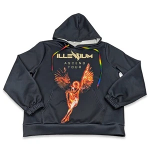 ILLENIUM Ascend Tour Hoodie – Youth/Women's XL Black Pullover Concert Merch - Picture 1 of 8