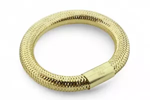 anello elastico in oro giallo 18kt 750/1000 adatto a tutte le dita - Foto 1 di 9