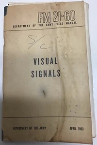 FM 21-60 Visual Signals April 1953 Plus Changes 1 &2 - Picture 1 of 12