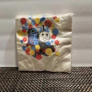 Vtg 1991 Thomas the Tank Engine Birthday Party Napkins 16 count Rare - Picture 1 of 7