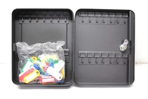 28 Key Cabinet Steel Security Key Organizer Lock Box with Key Lock, - Picture 1 of 4