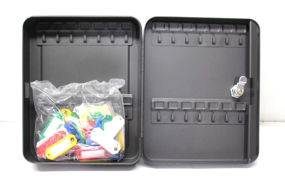 28 Key Cabinet Steel Security Key Organizer Lock Box with Key Lock, - Image 1 of 4