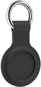 Hülle für Apple AirTag Schutzhülle Silikon Abdeckung Cover Case Anhänger Schwarz - Bild 1 von 7