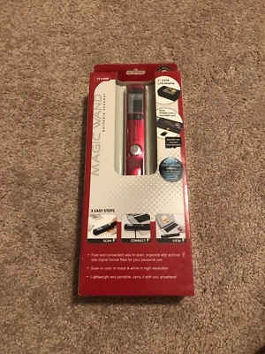  2 VuPoint Magic Wand Portable Scanners with Color LCD Preview Display Red &Purp - Image 1 of 3