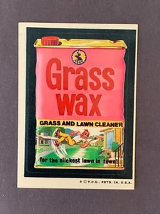 1973 Topps Wacky Packages 4th Series 4 Grass Wax EX+ - Bild 1 von 1