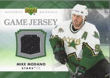 2007-08 Upper Deck Game Jerseys Hockey Card Pick
