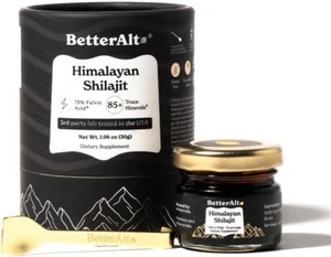 BetterAlt Pure Himalayan Shilajit Resin High Potency for Men & Women| 75 Serving - Picture 1 of 7