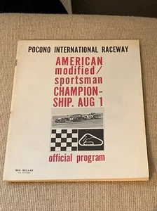 Pocono Int'l Raceway modificado/deportista programa de carreras del campeonato nacional 1971 - Imagen 1 de 6