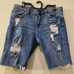 HOLLISTER DENIM SHORT 9” EPIC FLEX HERREN W32 RIPPED SHORTS - Bild 1 von 9