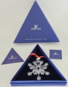 Swarovski Annual Edition Christmas Ornament 2004 with Original box, sleeve & COA - Picture 1 of 8