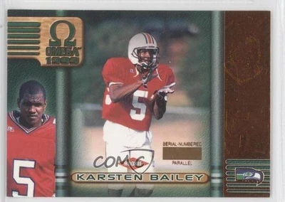 1999 Pacific Omega Copper Missing Serial Number Karsten Bailey #210 Rookie RC - Image 1 of 2