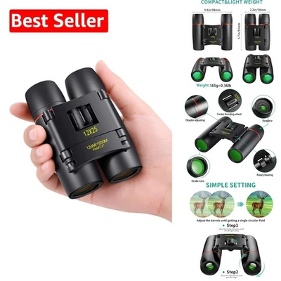 Lightweight Compact 12x25 Binoculars for Bird Watching & Outdoor Adventures - Image 1 of 4