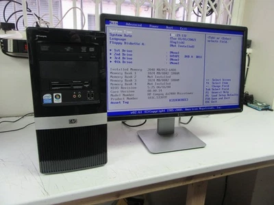 retro hp compaq DX2400 MT pentium dE2180@2.00GHZ 2GB RAM noHDD - Image 1 of 4