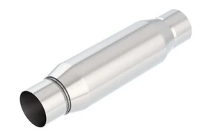 Borla para CrateMuffler Resonador Opción 2.5 pulgadas Centro/Centro 3.5 pulgadas Redondo x 10 pulgadas - Imagen 1 de 4