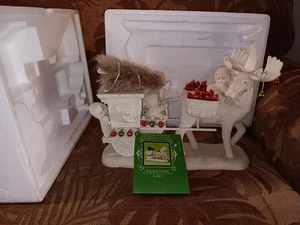 Department 56 Snow Babies "Christmas Caravan" Limited Edition Tag Attached - Bild 1 von 7
