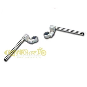 TAROZZI niedrige Halblenker Durchmesser Ø22 mm verstellbar Schellen 39 mm - Bild 1 von 4