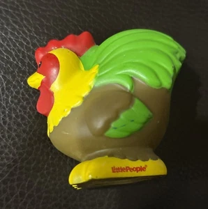 Fisher Price Little People Rooster Chicken Hen For Barn Farm Coop Egg - Picture 1 of 6