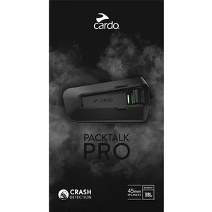 Cardo Packtalk Pro Mesh Motorcycle Motorbike Helmet Intercom System - Single - Picture 1 of 6