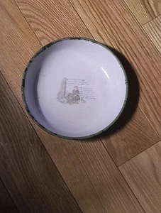 1930’s Kockums Sweden Enamelware Bowl Little Polly Finders 6 1/2”. 16.5cm - Picture 1 of 8
