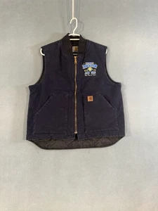 Chaleco de pato acolchado ártico Carhartt V02 para hombre M/L Rothsay Truckstop café bordado - Imagen 1 de 7