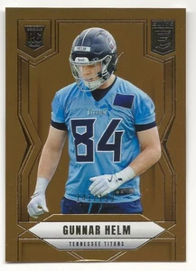 2024 Donruss Elite - Casco Gunnar Naranja Novato/199 Tennesse Titans (RC) Texas - Imagen 1 de 2