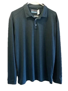 PGA Tour Large l/s polo shirt polyester. 25-090-1 - Foto 1 di 7