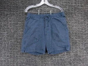 Abercrombie & Fitch Shorts Mens Medium Navy Blue Pull On Elastic Waist Stretch - Picture 1 of 13