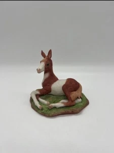 Boehm Porcelain Resting Colt Foal Horse #40123 Figurine Sculpture - Picture 1 of 14