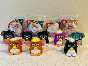 McDonald's Happy Meal Toy Lot - Plush Keychain  + Tiger Electronic FURBY - Picture 1 of 8