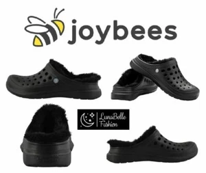 Joybees Women's Cozy Clog Faux Fur Lined Comfort Slip On | Size 7 - Picture 1 of 10