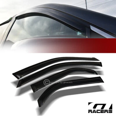 Para Acura Mdx 2001-2006 protector solar/lluvia tinte sombra deflector viseras de ventana 4 piezas Foto 1 de 4