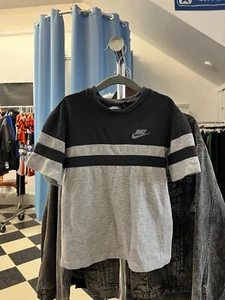 vintage nike blue tag t-shirt youth boys kids size medium 80s made in USA - Picture 1 of 6