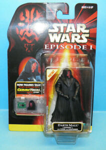 Star Wars Episode I DARTH MAUL Tatooine Collection 1 Commtech Chip 1999 #A