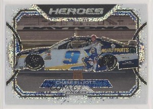 2021 Panini Prizm Heroes White Sparkle Prizm Chase Elliott #H7