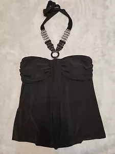Mode Bug Perlen Krawatte Neckholder Top Größe Large C83 - Bild 1 von 8