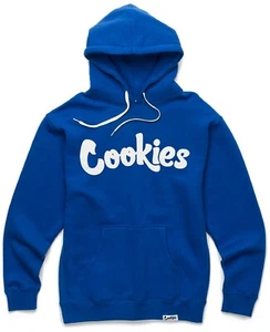 NWT Authentic Berner Cookies Clothing CKS Original Logo Royal Blue/White Hoodie - Picture 1 of 2