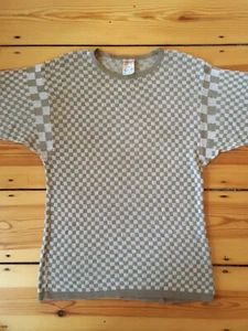 KENZO Paris Vintage Strick Pullover Karomuster relaxed 38 - 42 mit Leinen 80er - Bild 1 von 8