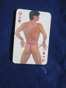 Tarjeta de juego Chippendales Two of Hearts 1991 - Imagen 1 de 2